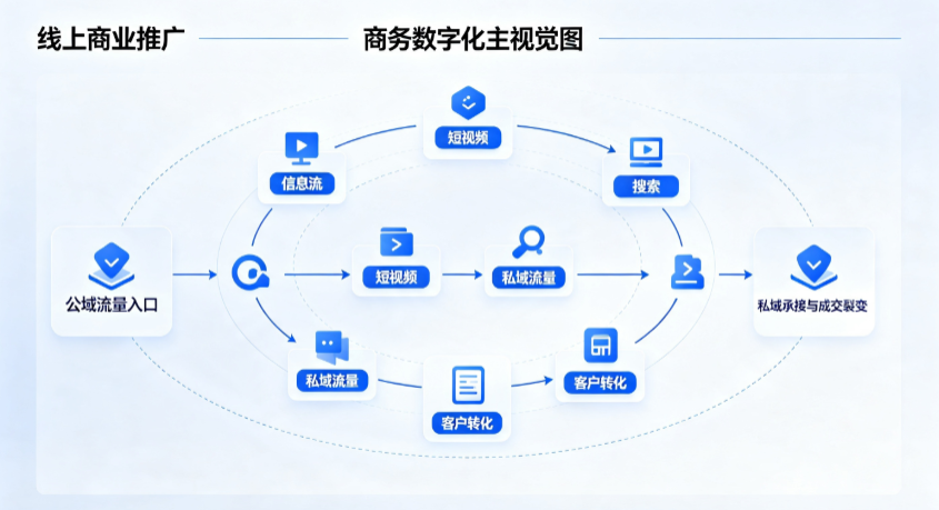 石家庄线上商业推广怎么做？全域流量闭环搭建与低成本转化实战指南